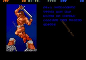 une photo d'Ã©cran de Rastan Saga 2 sur Arcade